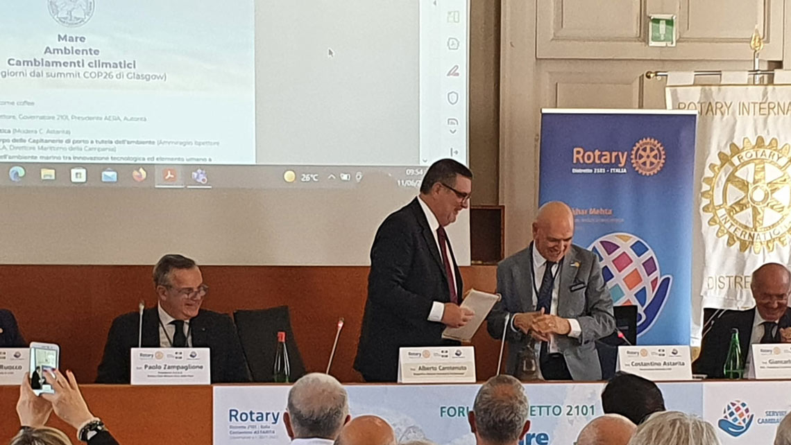 immagine relatori del convegno - Forum Distretto 2101 – Napoli 11 giugno 2022 AERA